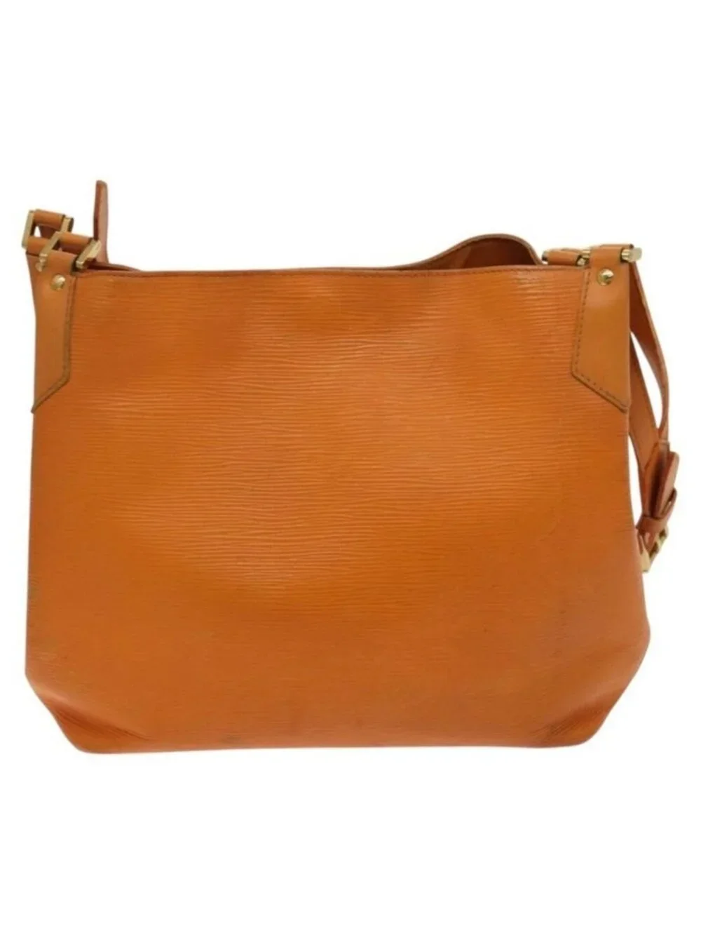 Authentic LOUIS VUITTON Epi Mandala MM Shoulder Bag Orange Mandarin M5889H LV